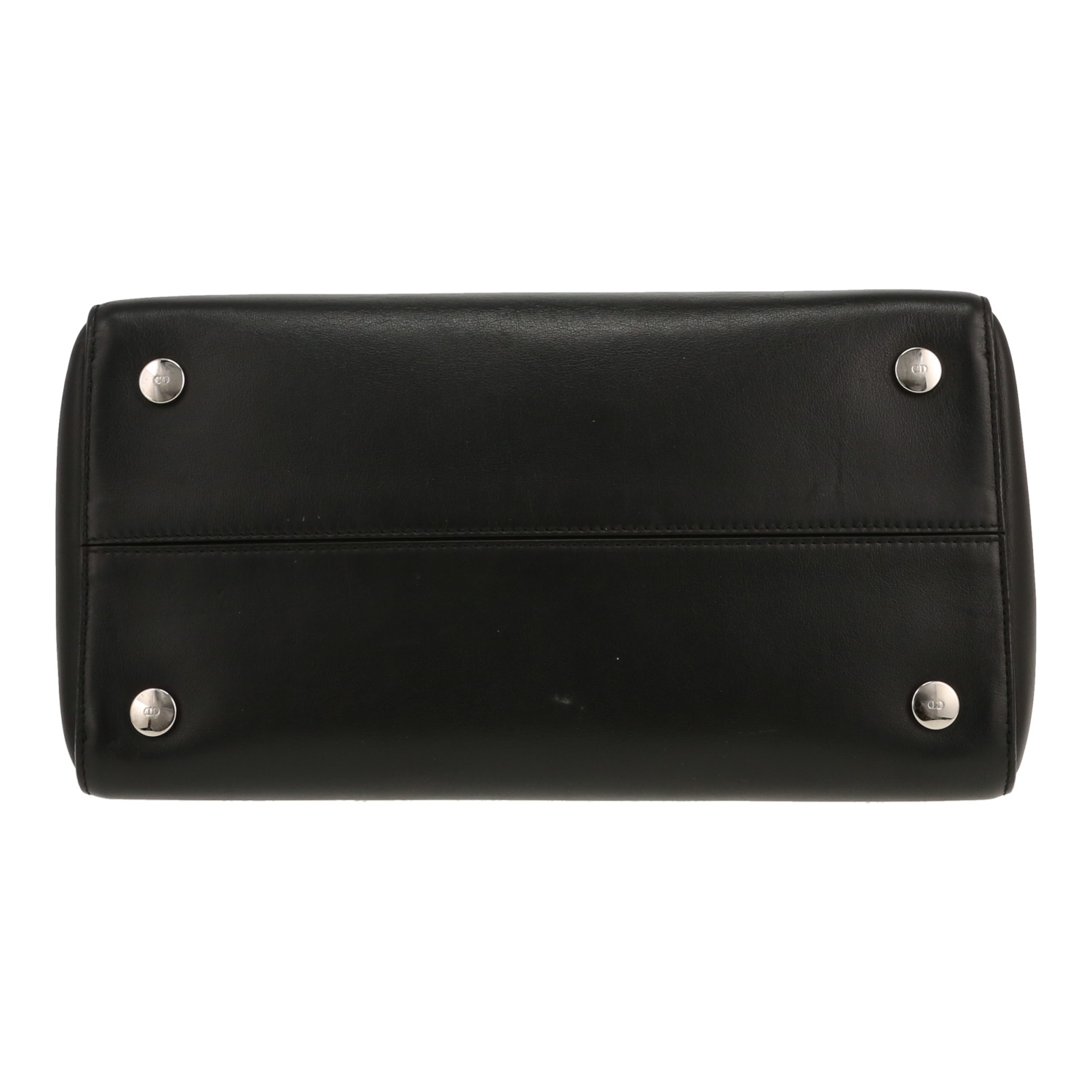 Shopping bag Dior  Dior Addict cabas in pelle nera e rosa pallido - Detail D1