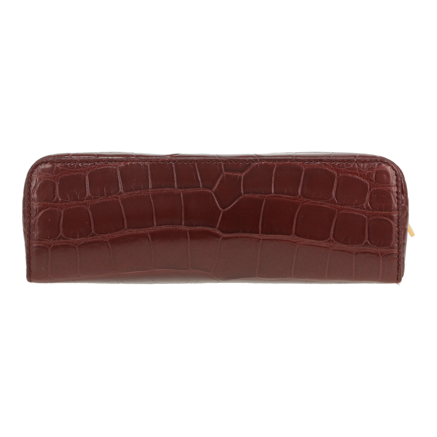 Bolso bandolera Loro Piana «Extra Pocket L19» en piel de cocodrilo Bordeaux - Detail D1