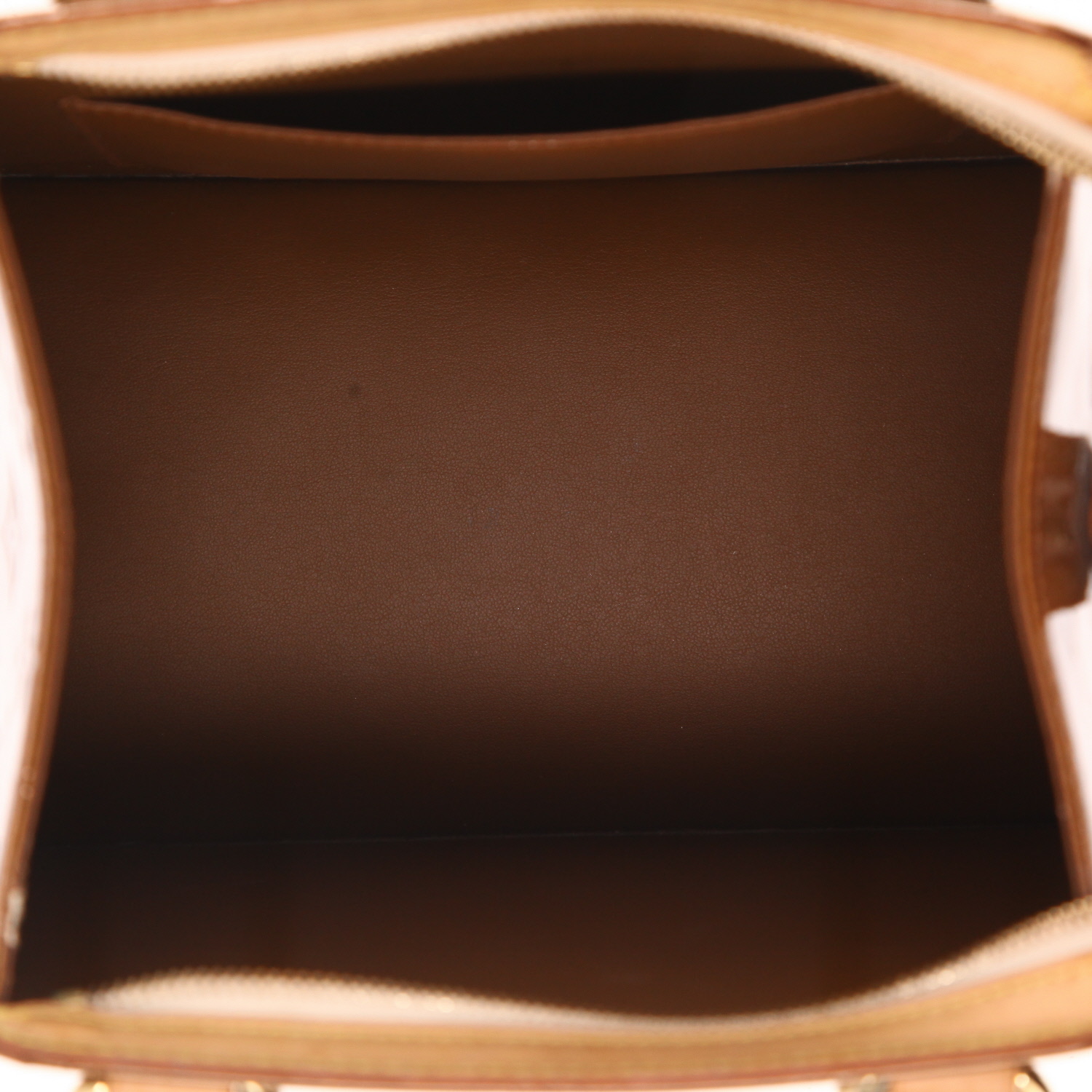 Borsa Louis Vuitton  Forsyth in pelle verniciata monogram mordoré e pelle naturale - Detail D3