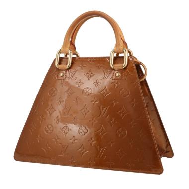 Bolso de mano Louis Vuitton  Forsyth en charol Monogram marrón dorado y cuero natural