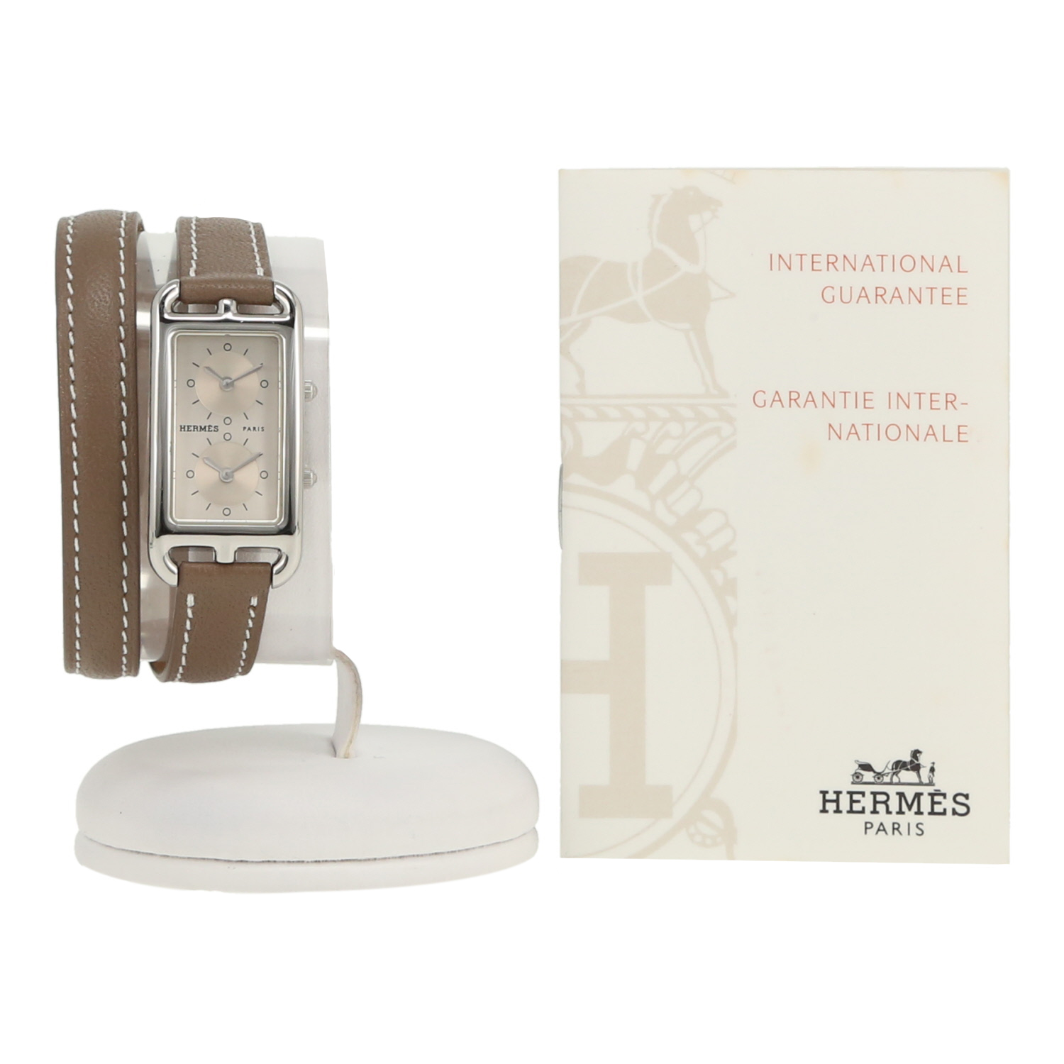 Orologio Hermès Cape Cod Nantucket in acciaio Ref: Hermès - CC3.210  Circa 2000 - Detail D2