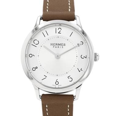 Orologio Hermès Slim in acciaio Ref: Hermès - CA2. 210  Circa 2010