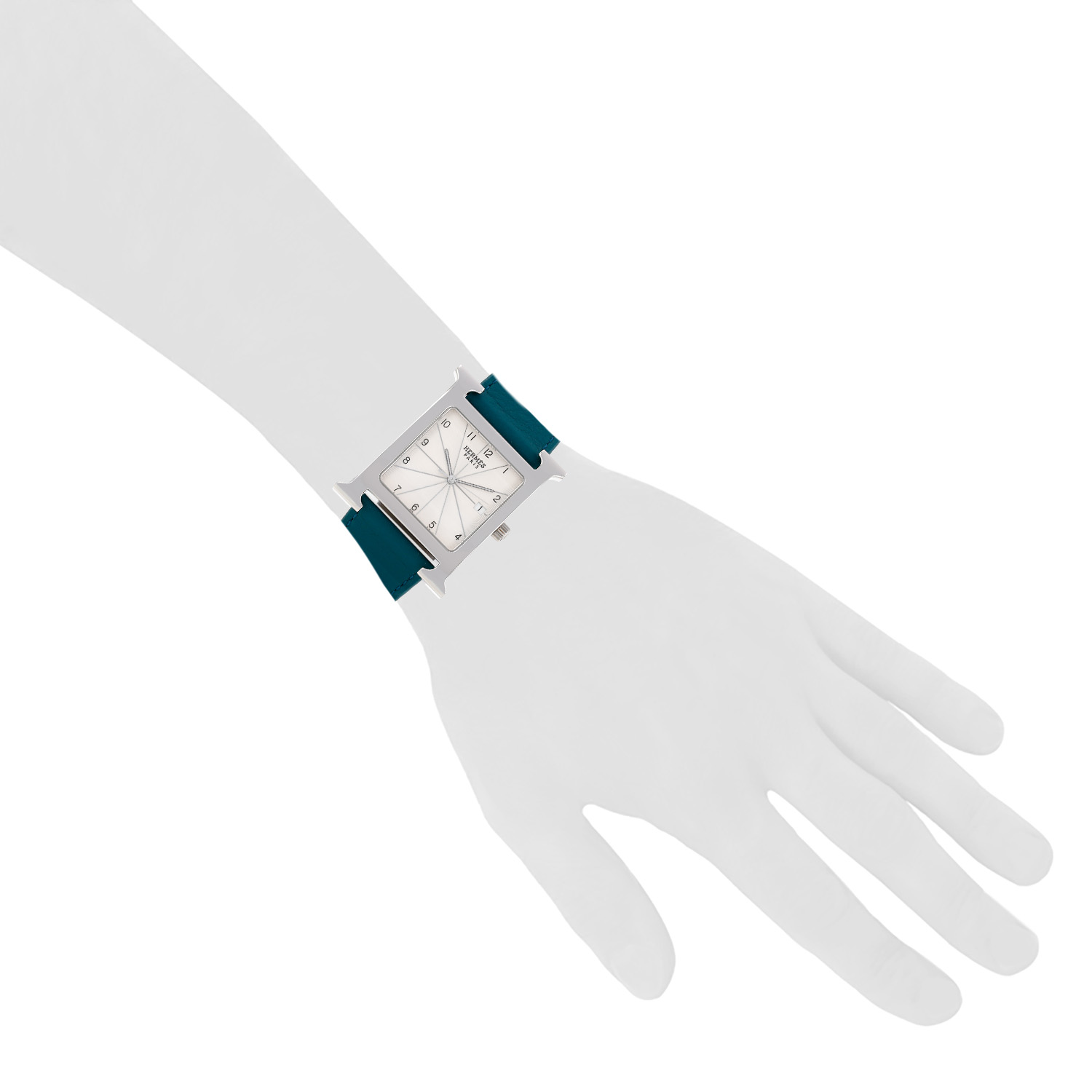 Montre Hermès Heure H en acier Ref: Hermes - HH1.810  Vers 2010 - Detail D1