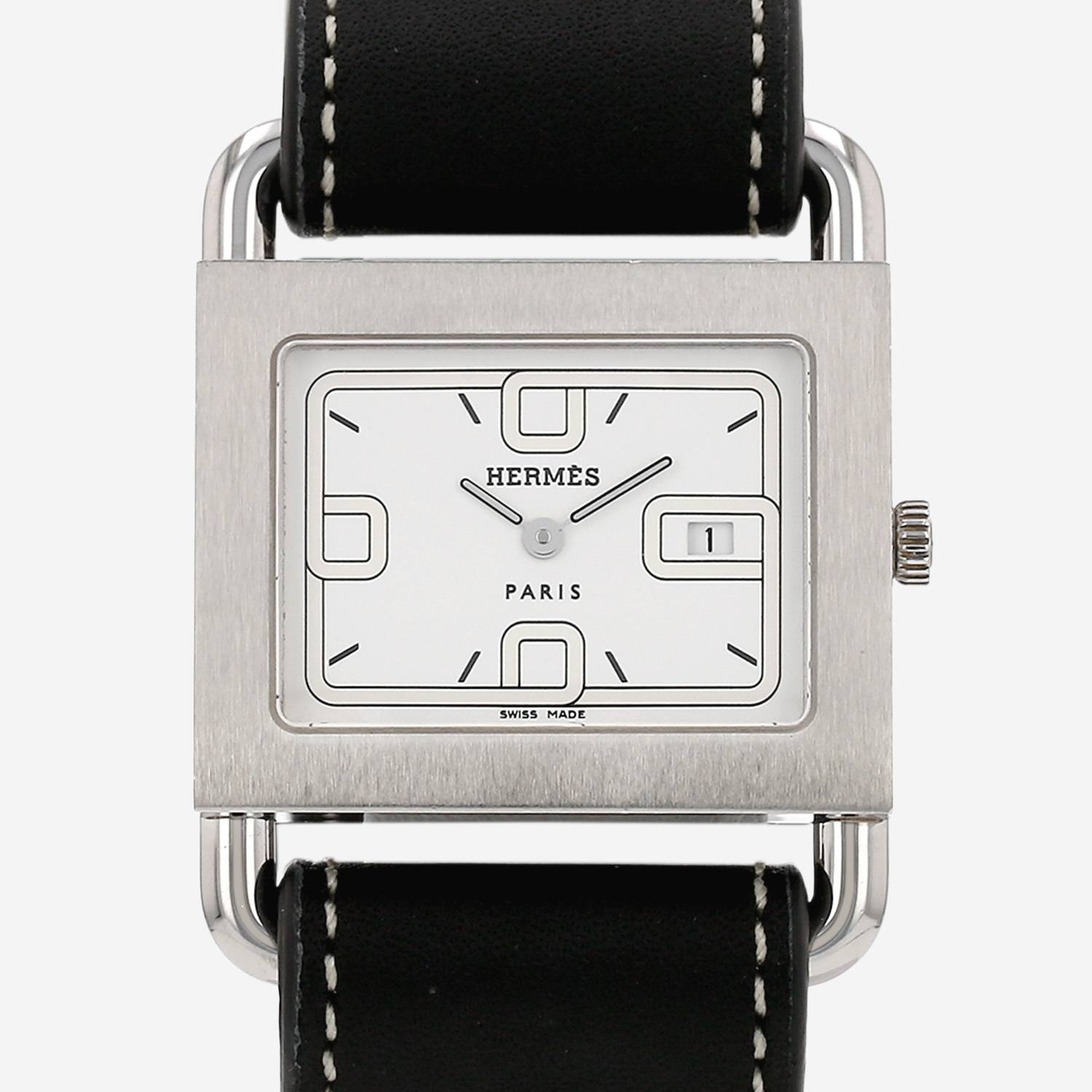 Hermès Barenia in stainless steel Ref: Hermès - BA1.510 Circa 2000