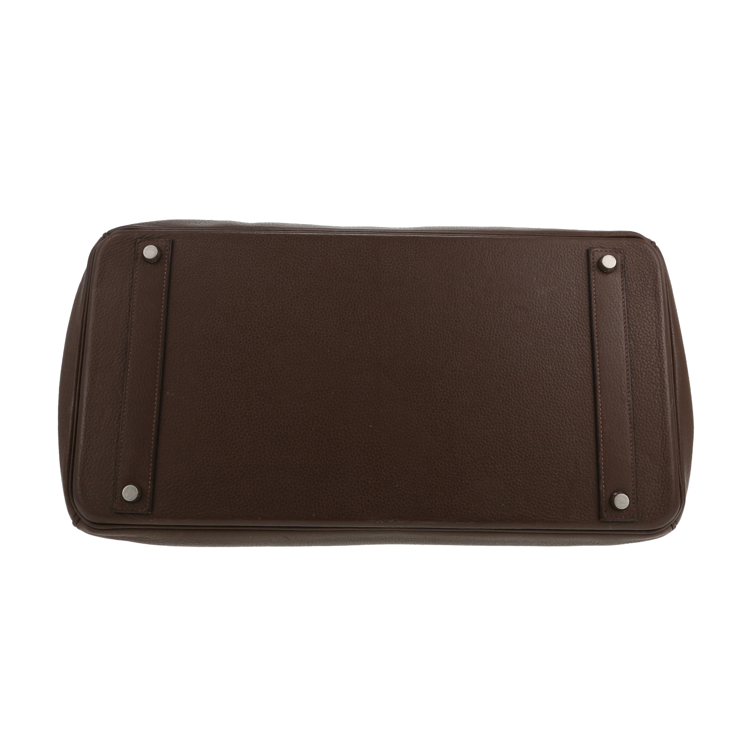 Hermès  Birkin 40 cm handbag  in brown togo leather - Detail D1