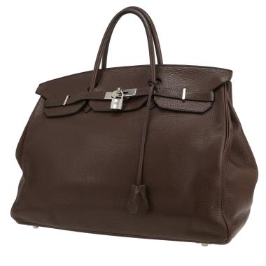 Sac à main Hermès  Birkin 40 cm en cuir togo marron