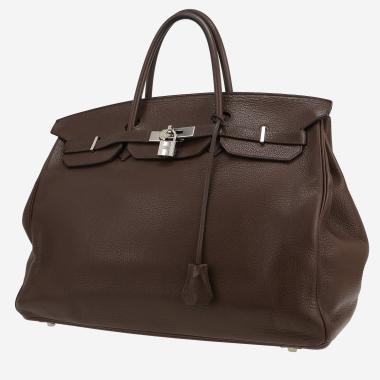 Sac à main Hermès  Birkin 40 cm en cuir togo marron