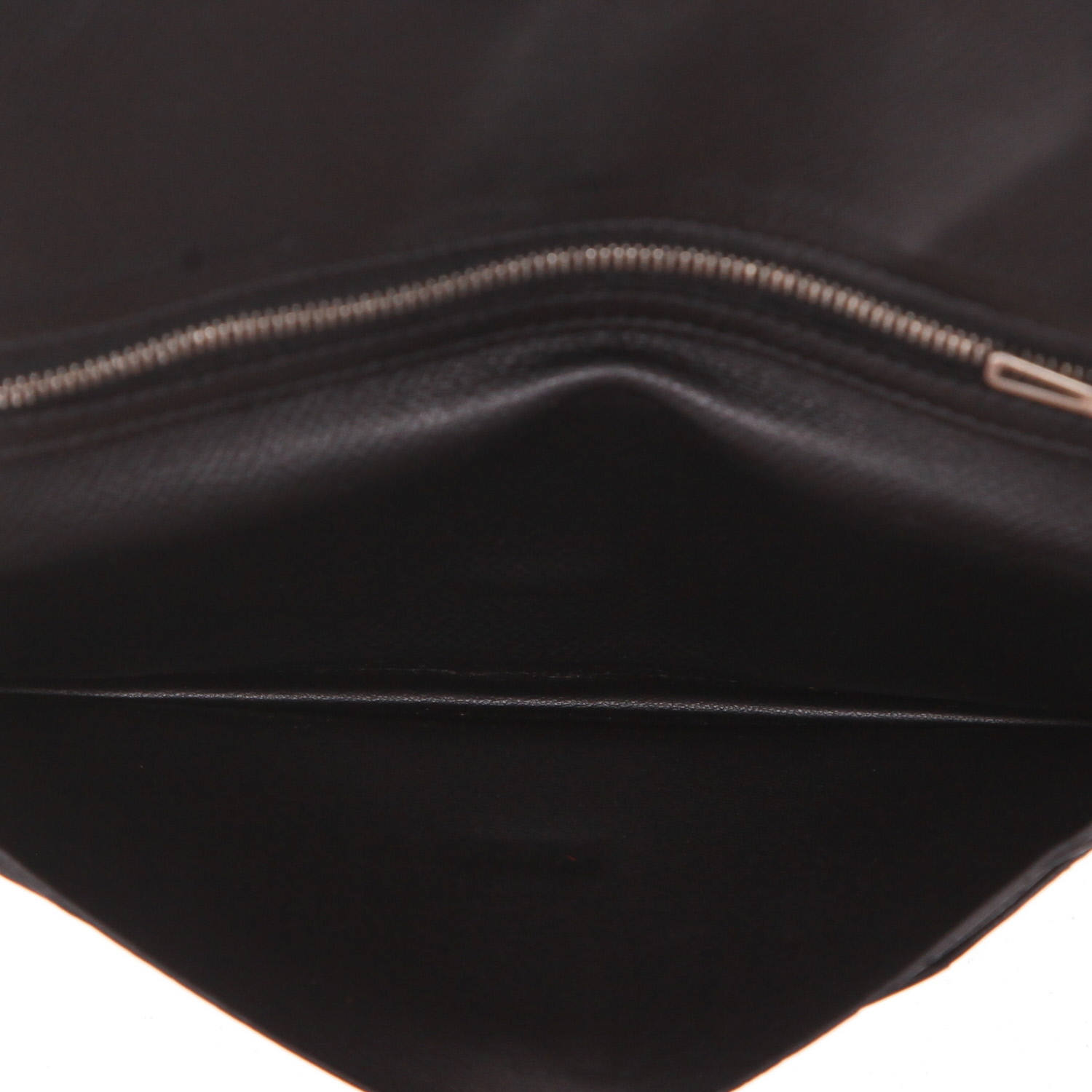 Portafogli Hermès  Bearn in pelle Epsom nera - Detail D4