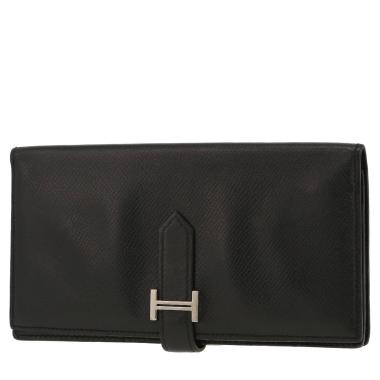 Hermès  Bearn wallet  in black epsom leather