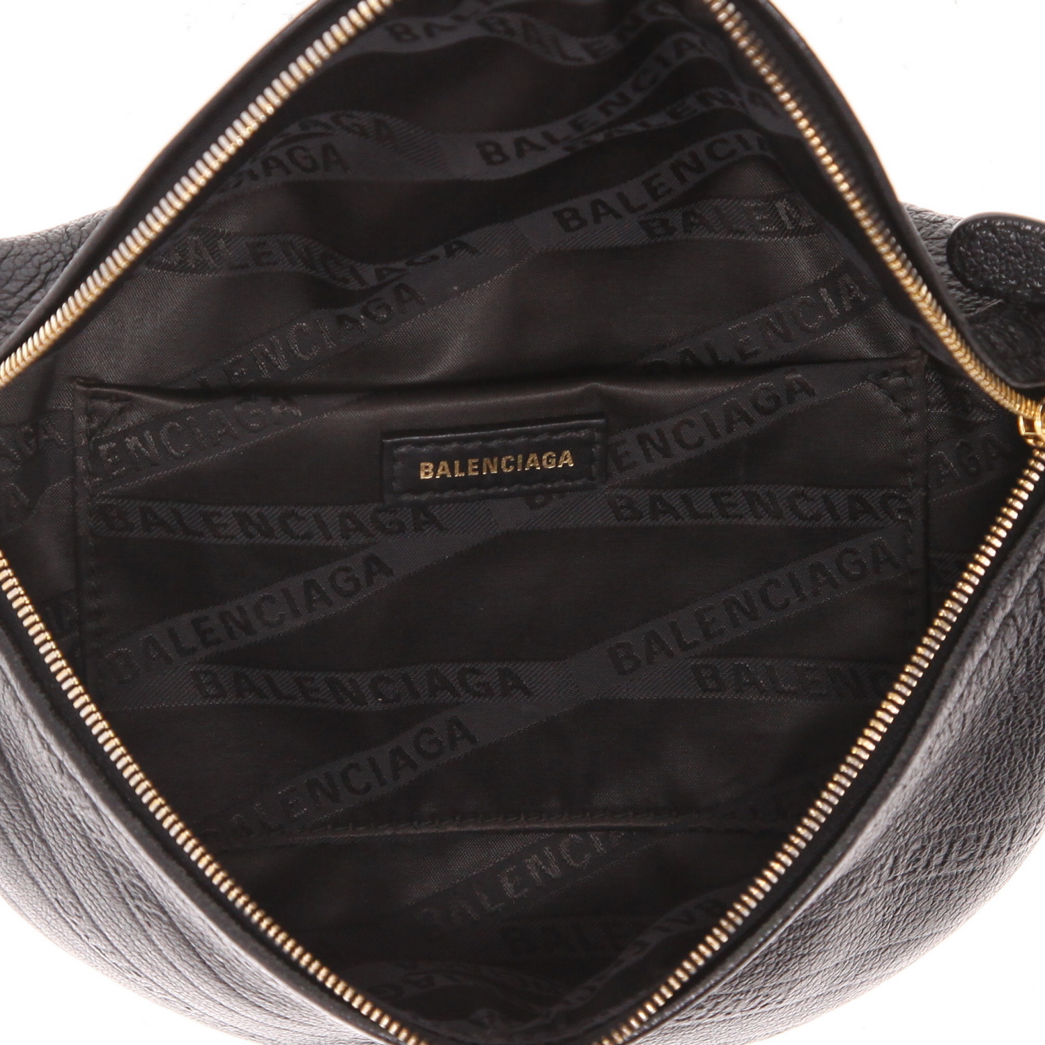 Bolso bandolera Balenciaga  Souvenir en cuero negro - Detail D3