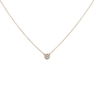 Collier Tiffany 
Co Diamonds By The Yard en or rose et diamant