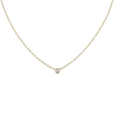 Tiffany 
Co Diamonds By The Yard necklace in yellow gold and diamond