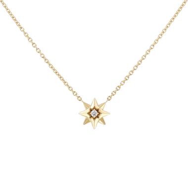 Dior Étoile des Vents necklace in pink gold and diamond