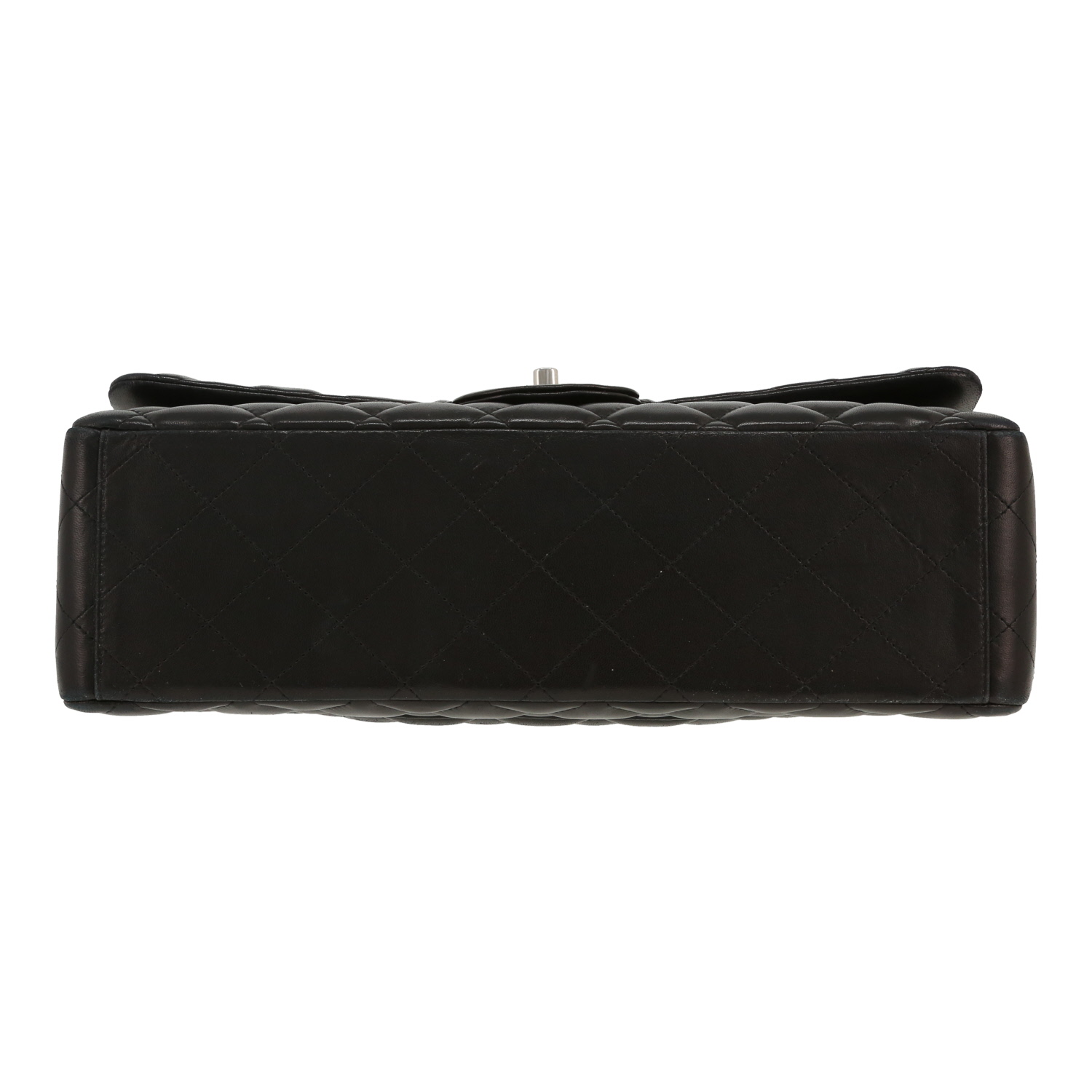 Sac bandoulière Chanel  Timeless Maxi Jumbo en cuir matelassé noir - Detail D1