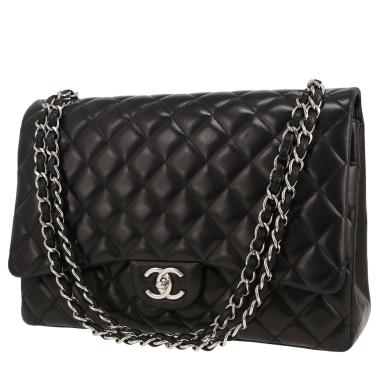 Borsa a tracolla Chanel  Timeless Maxi Jumbo in pelle trapuntata nera
