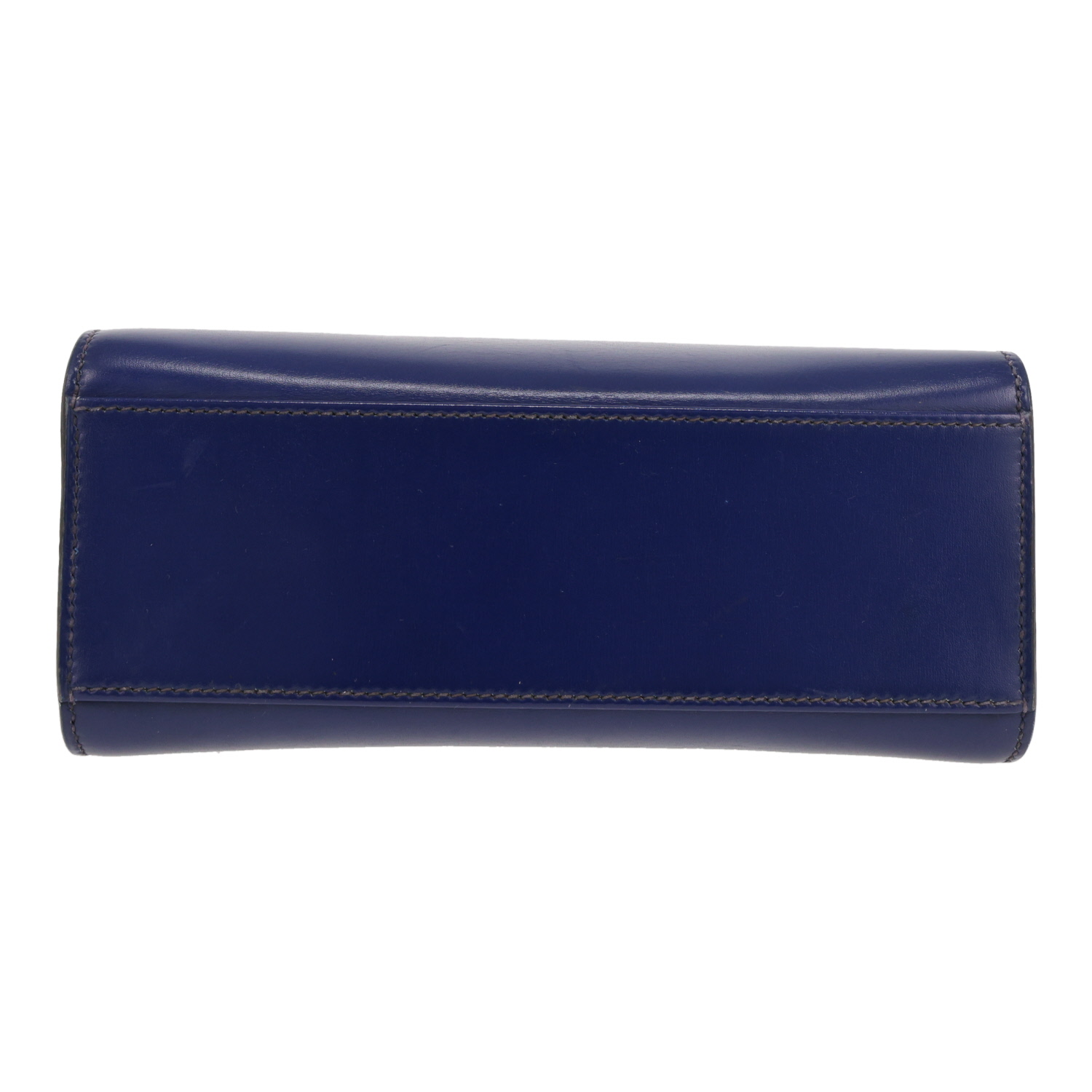 Hermès  Kelly Sport small model  shoulder bag  in Sapphire Blue box leather - Detail D1