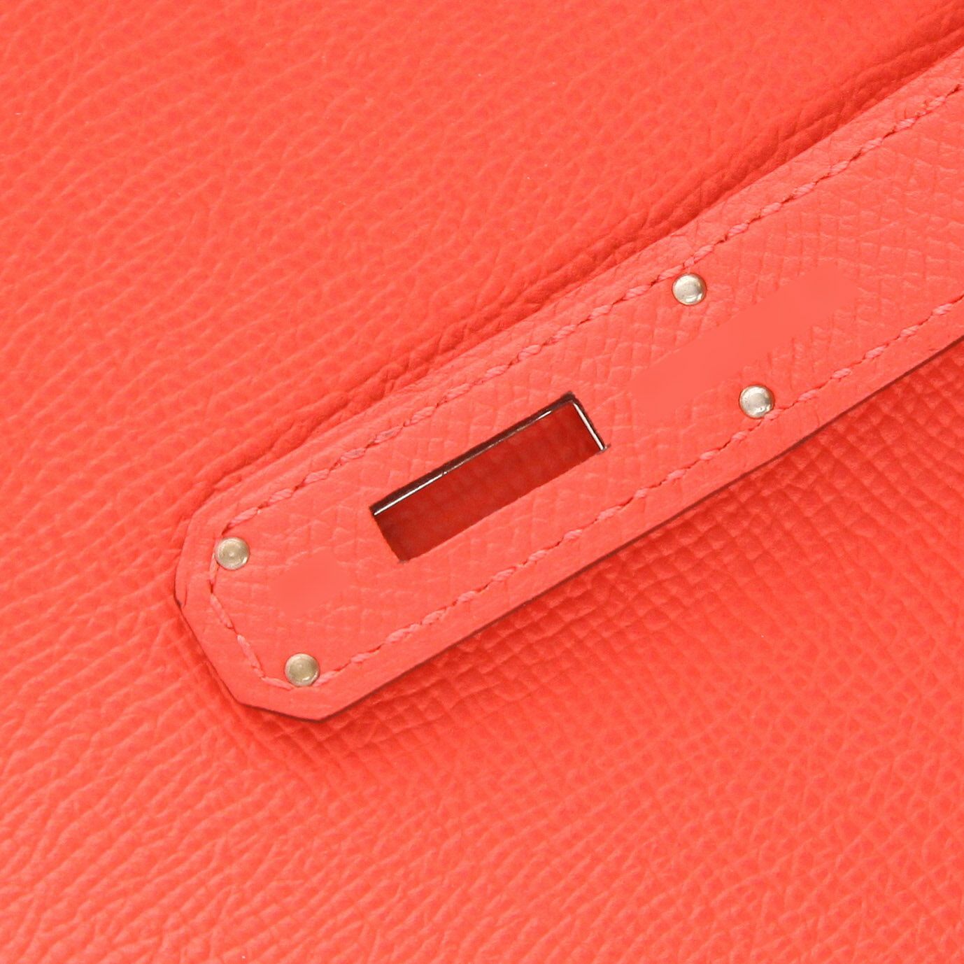 Hermès  Birkin 30 cm handbag  in pink Jaipur epsom leather - Detail D4