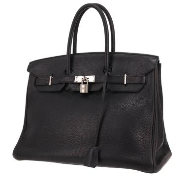 Borsa Hermès Birkin da 35 cm in pelle Togo Noir