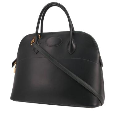 Bolso Hermès Bolide de 35 cm, de piel «box» en Vert Anglais