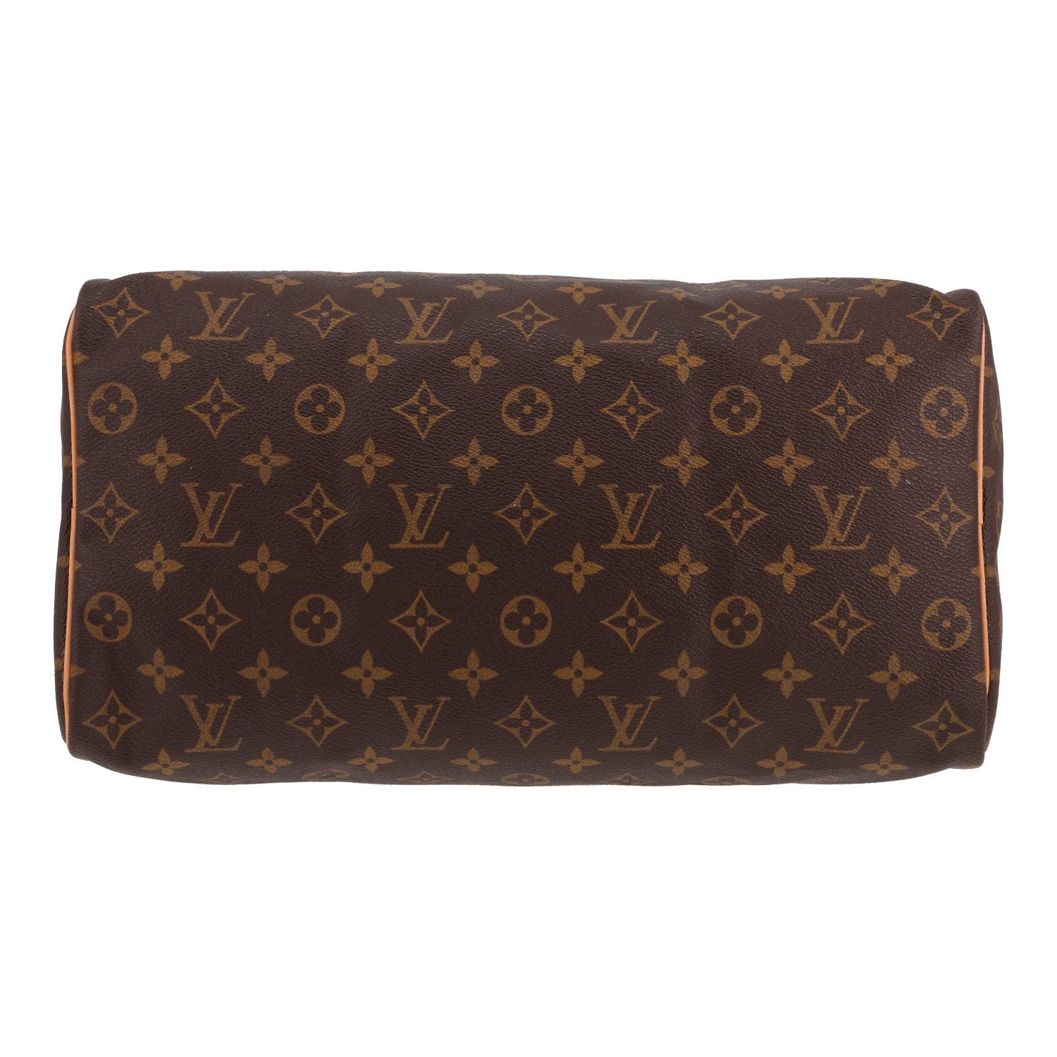 Sac à main Louis Vuitton  Speedy 35 en toile monogram et cuir naturel - Detail D1