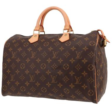 Sac à main Louis Vuitton  Speedy 35 en toile monogram et cuir naturel