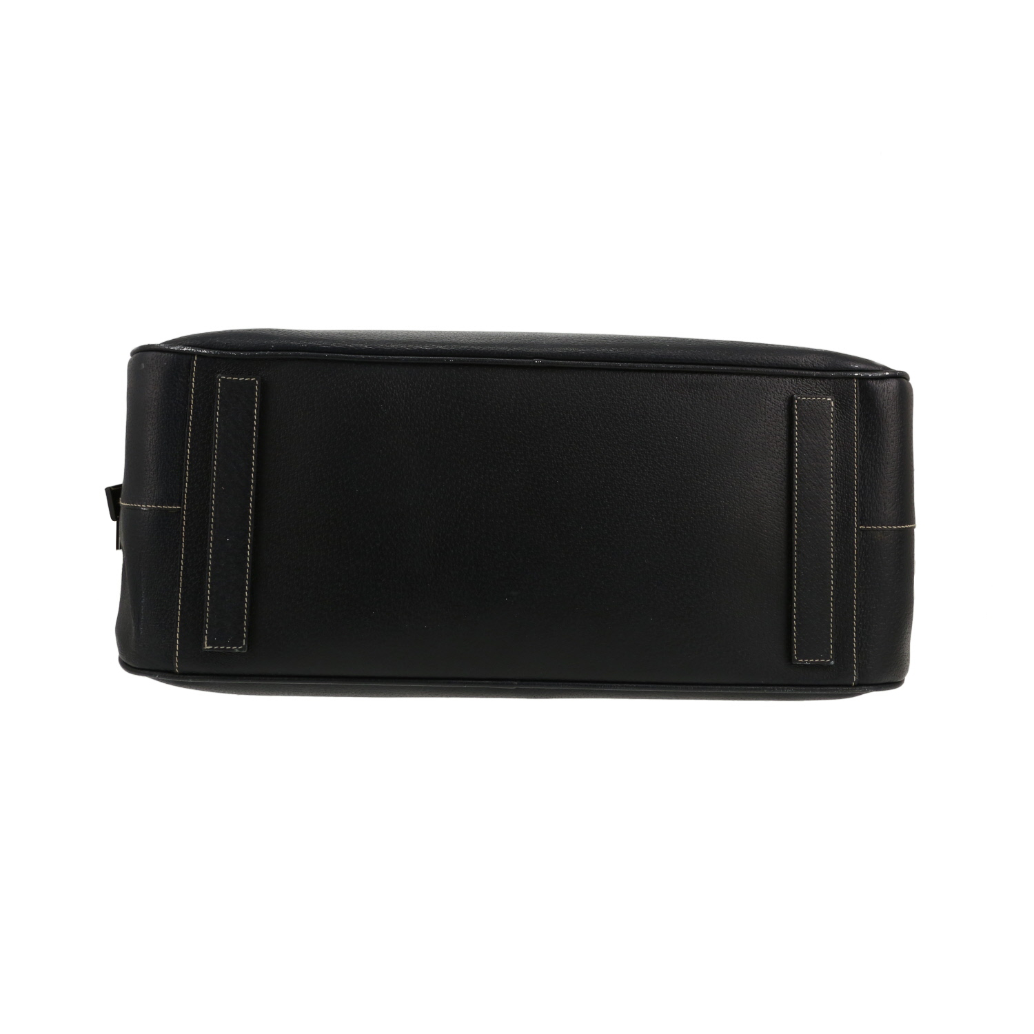 Prada   travel bag  in black leather - Detail D1