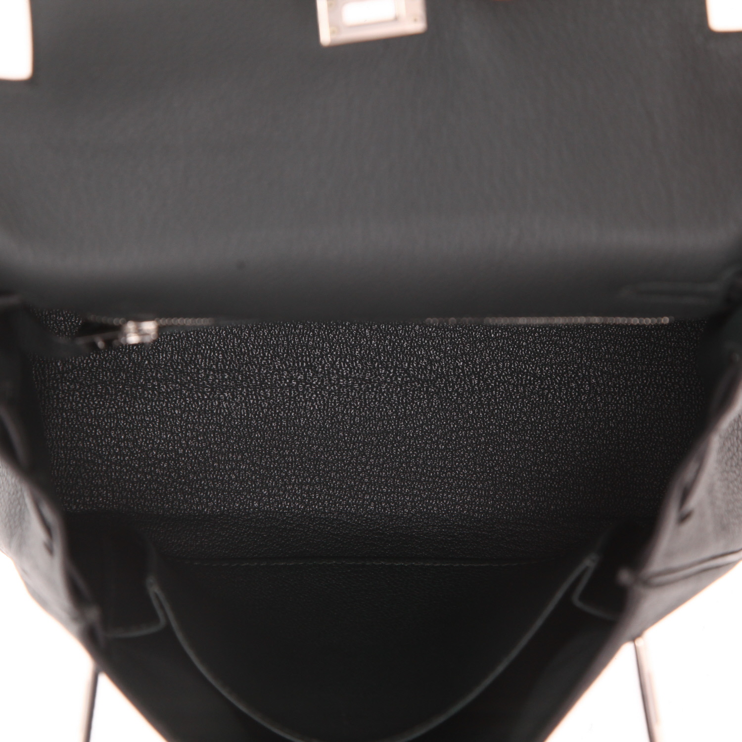 Borsa Hermès  Kelly 25 cm in pelle togo New Vert - Detail D3