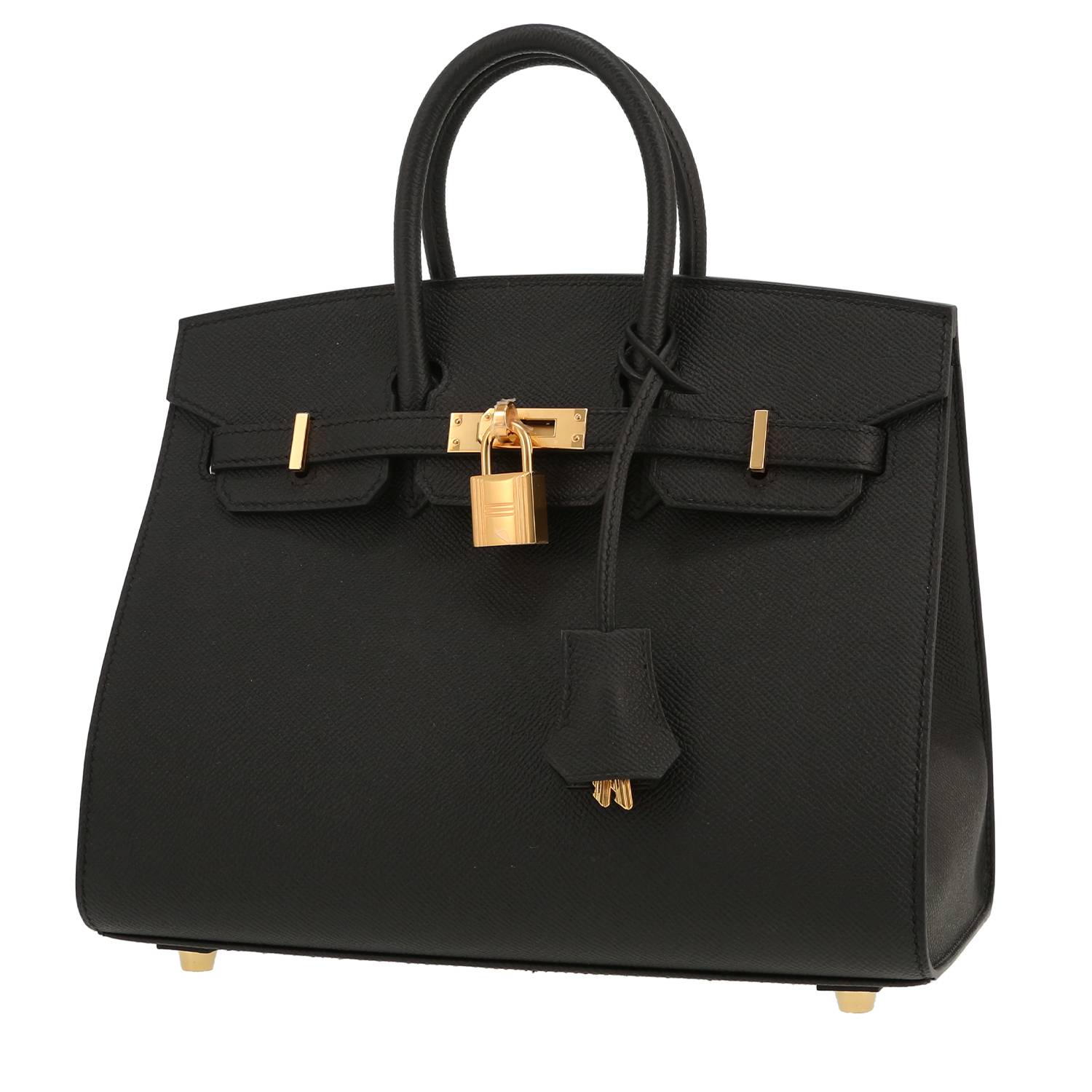 Hermès Birkin 25 Epsom Noir 2023 occasion Hermès Birkin 25 Epsom Noir 2023 occasion