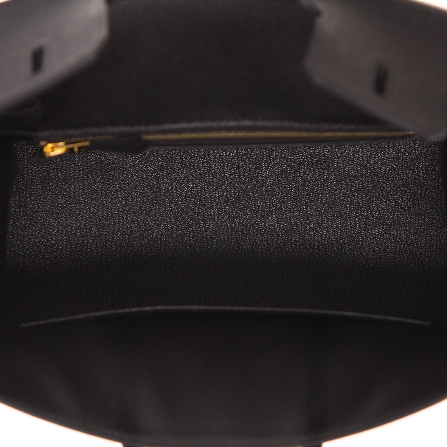 Borsa Hermès  Birkin 25 cm in pelle Epsom nera - Detail D3