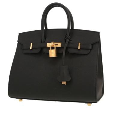 Hermès  Birkin 25 cm handbag  in black epsom leather