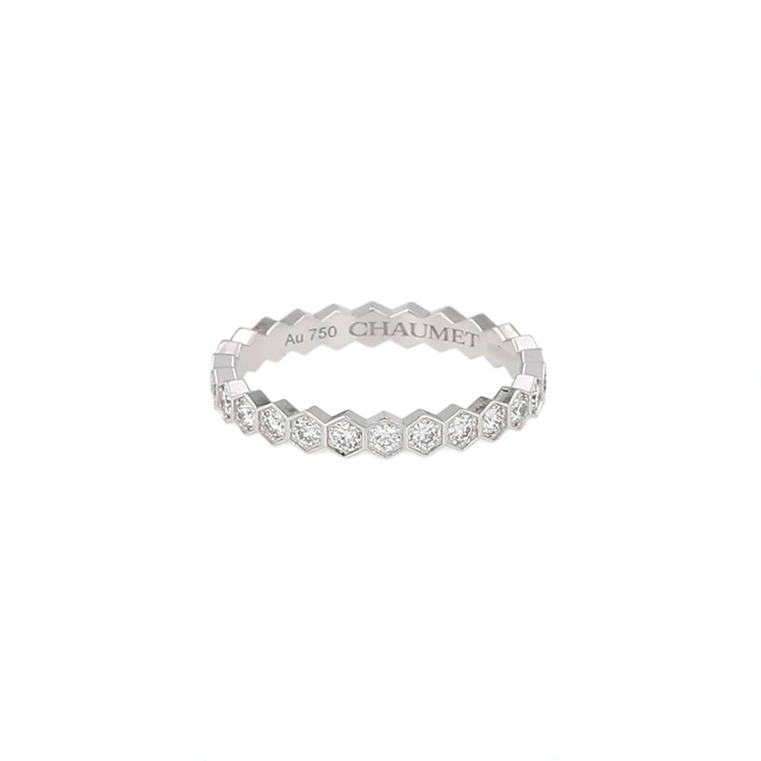 Bague Chaumet Bee my Love or blanc diamants occasion Bague Chaumet Bee my Love or blanc diamants occasion