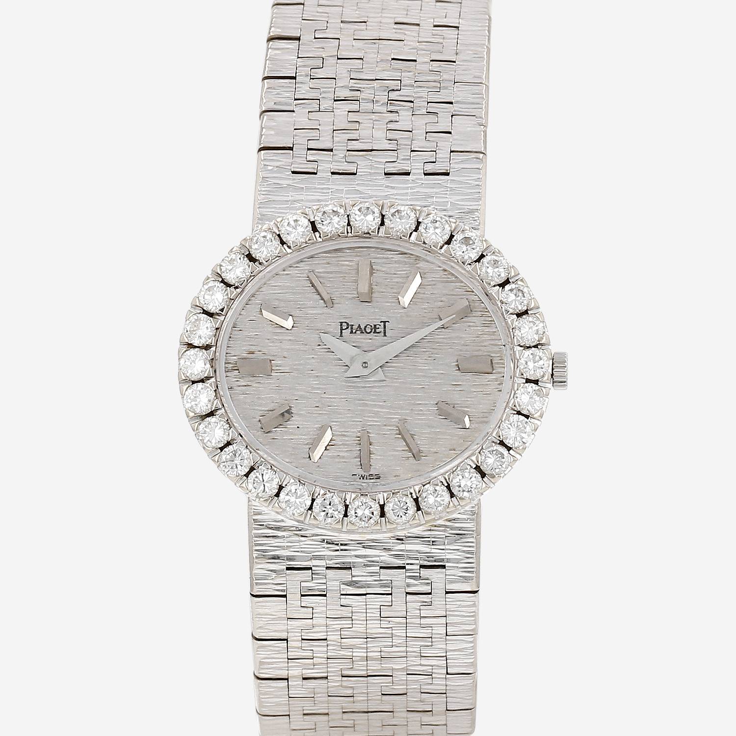 Montre Piaget Vintage en or blanc Vers 1970