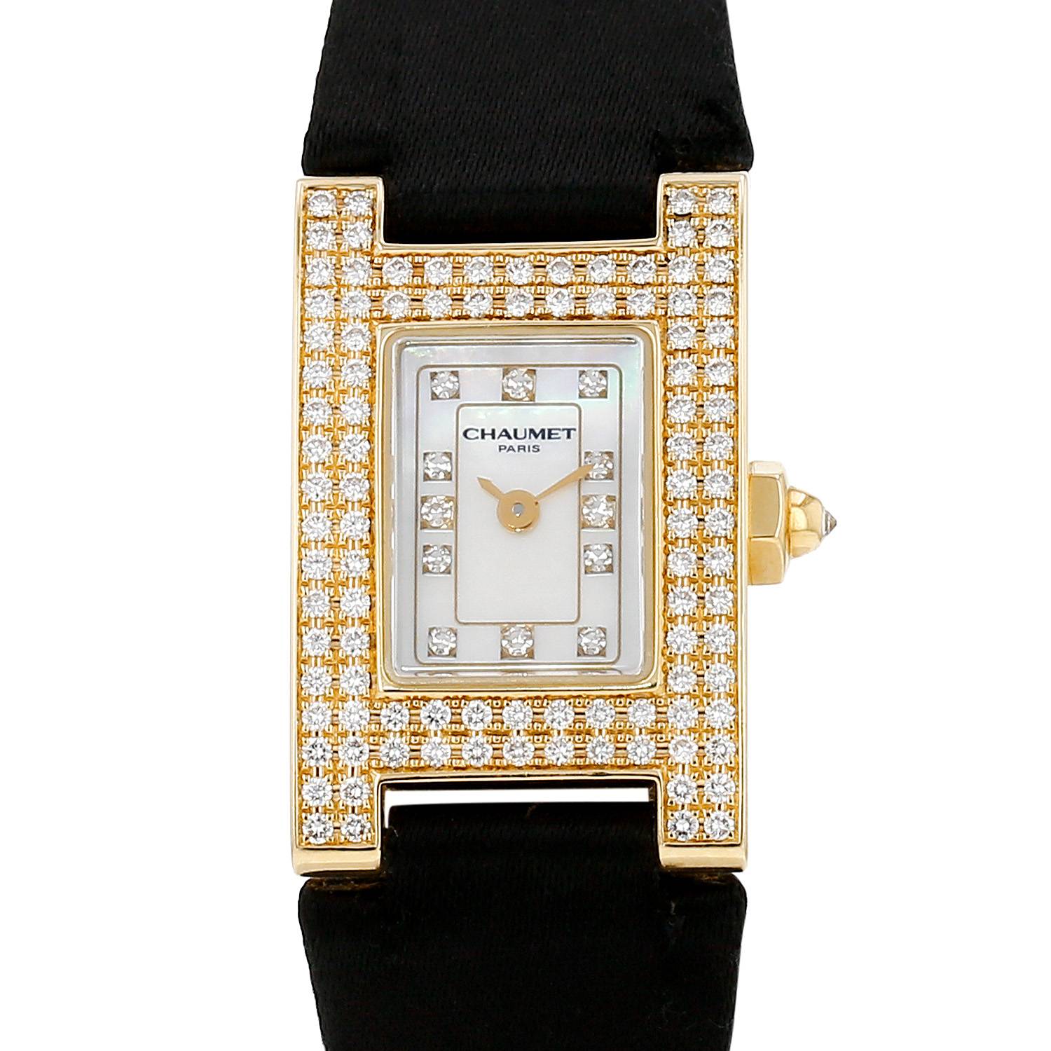 Montre Chaumet Style en or jaune Vers 2000