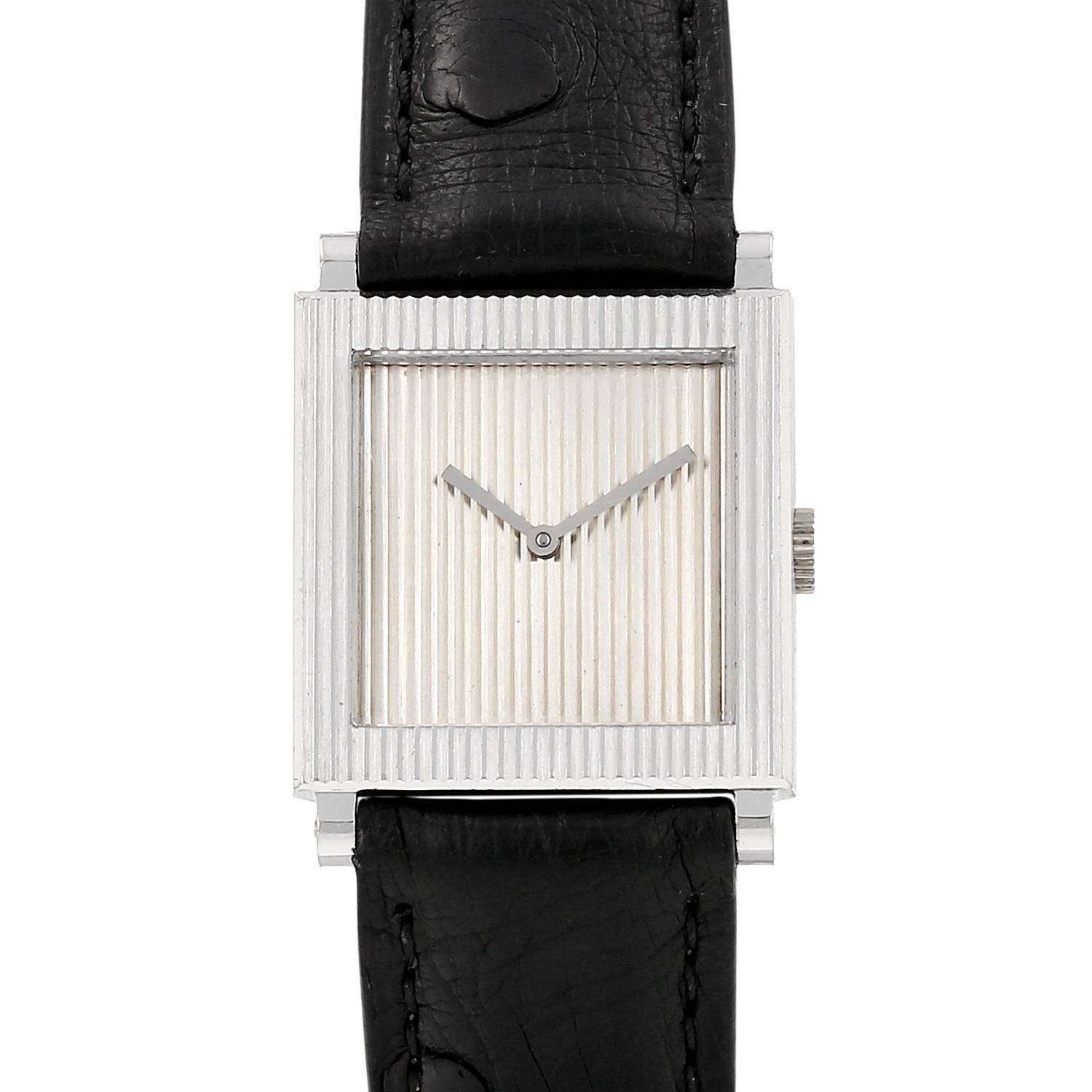 Montre Boucheron Reflet en or blanc Vers 1970 Montre Boucheron Reflet en or blanc Vers 1970