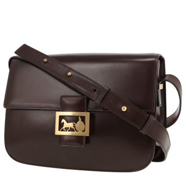 Borsa Celine  Horse Carriage in pelle marrone