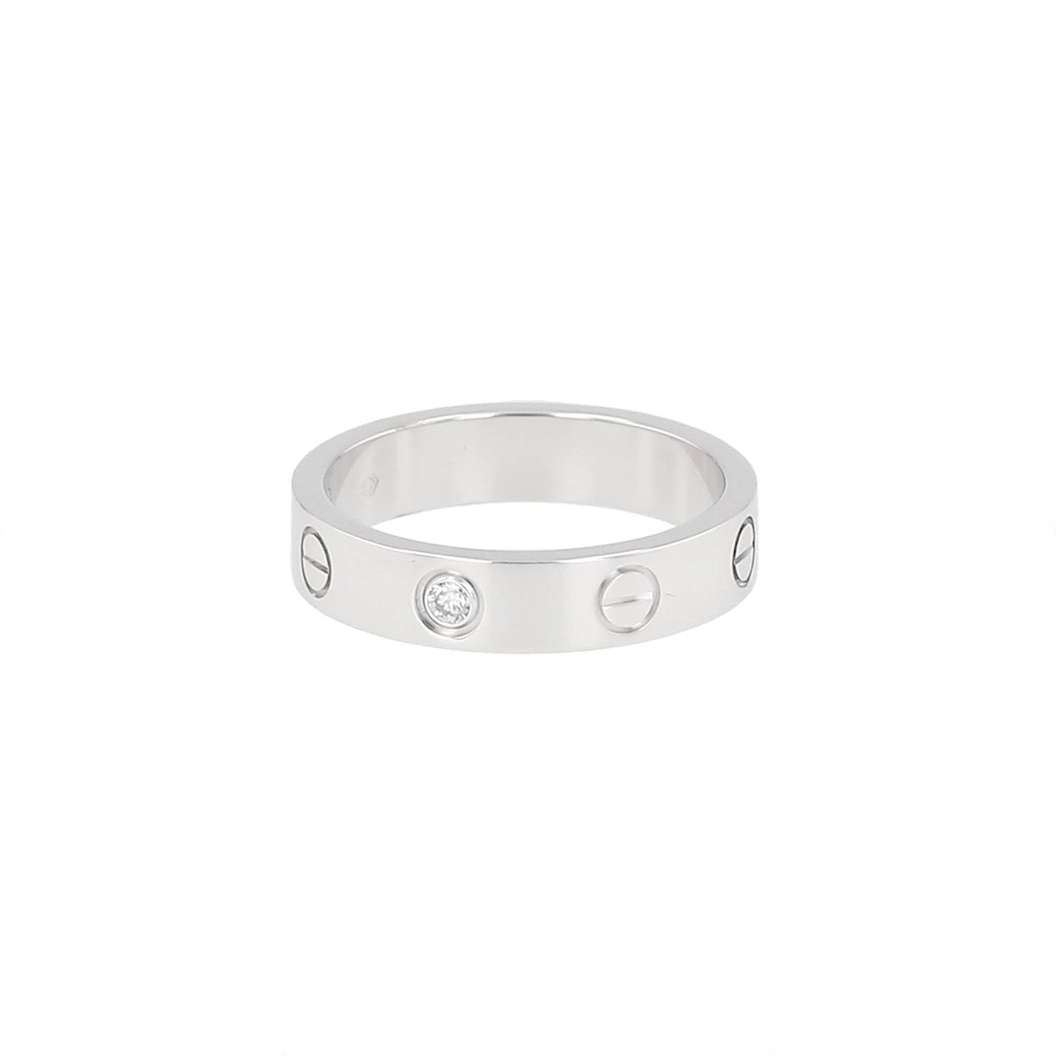 Bague Cartier Love Or Blanc Diamant Occasion Bague Cartier Love Or Blanc Diamant Occasion