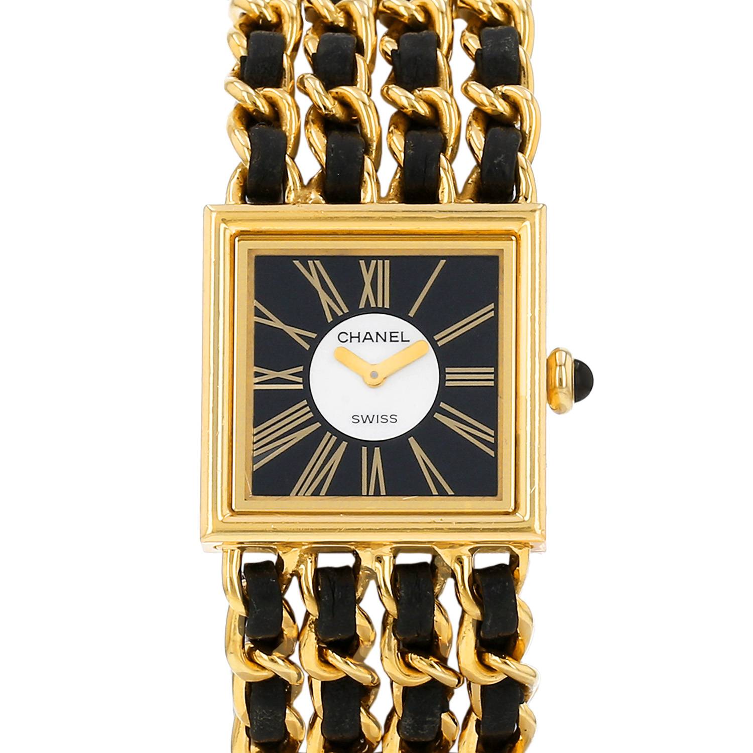Montre Chanel Mademoiselle en or jaune