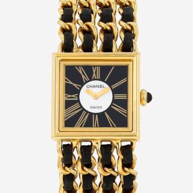 Montre Chanel Mademoiselle en or jaune