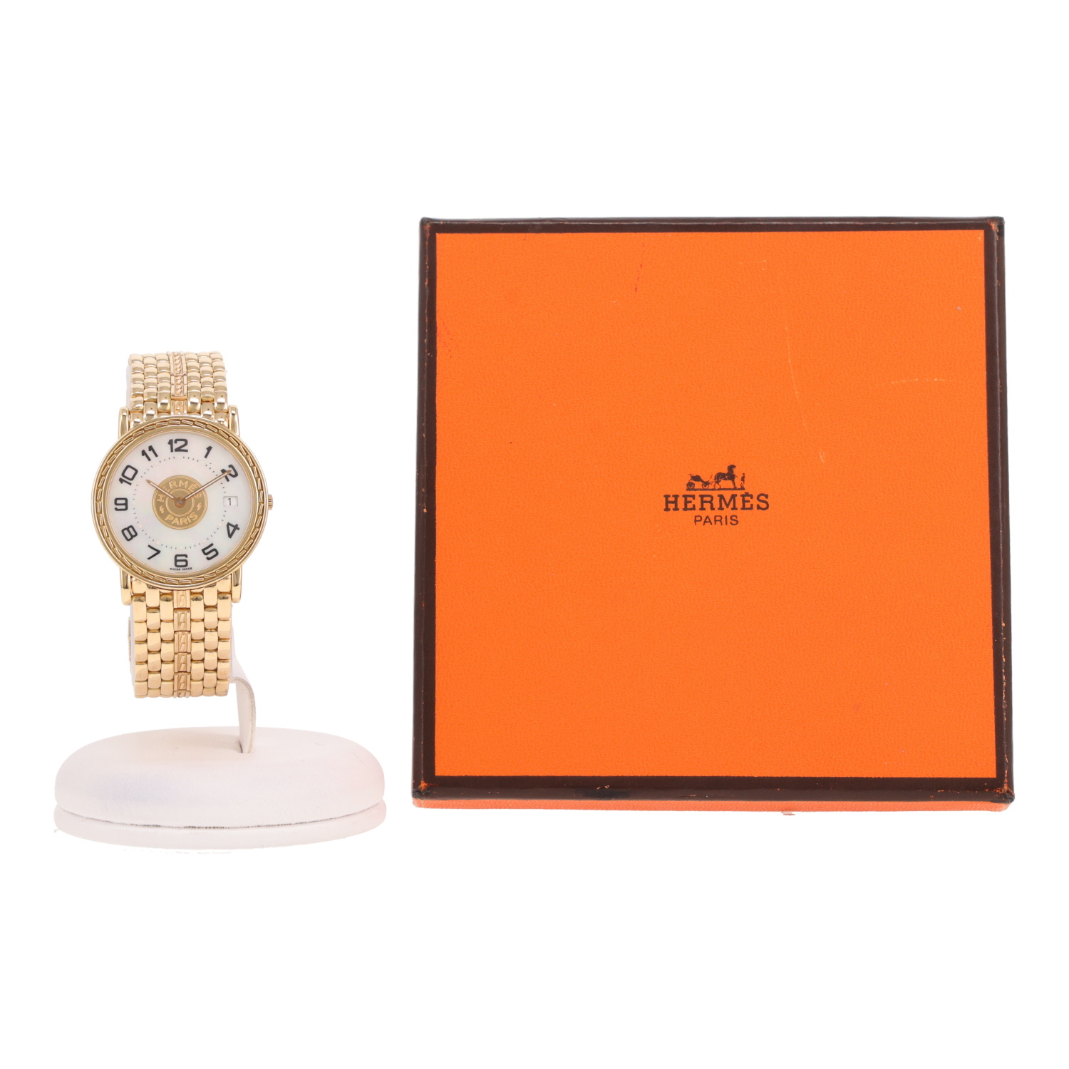 Hermès Sellier  in yellow gold Circa 2000