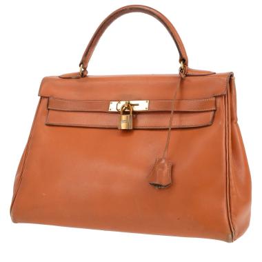 Sac à main Hermès  Kelly 32 cm en cuir marron