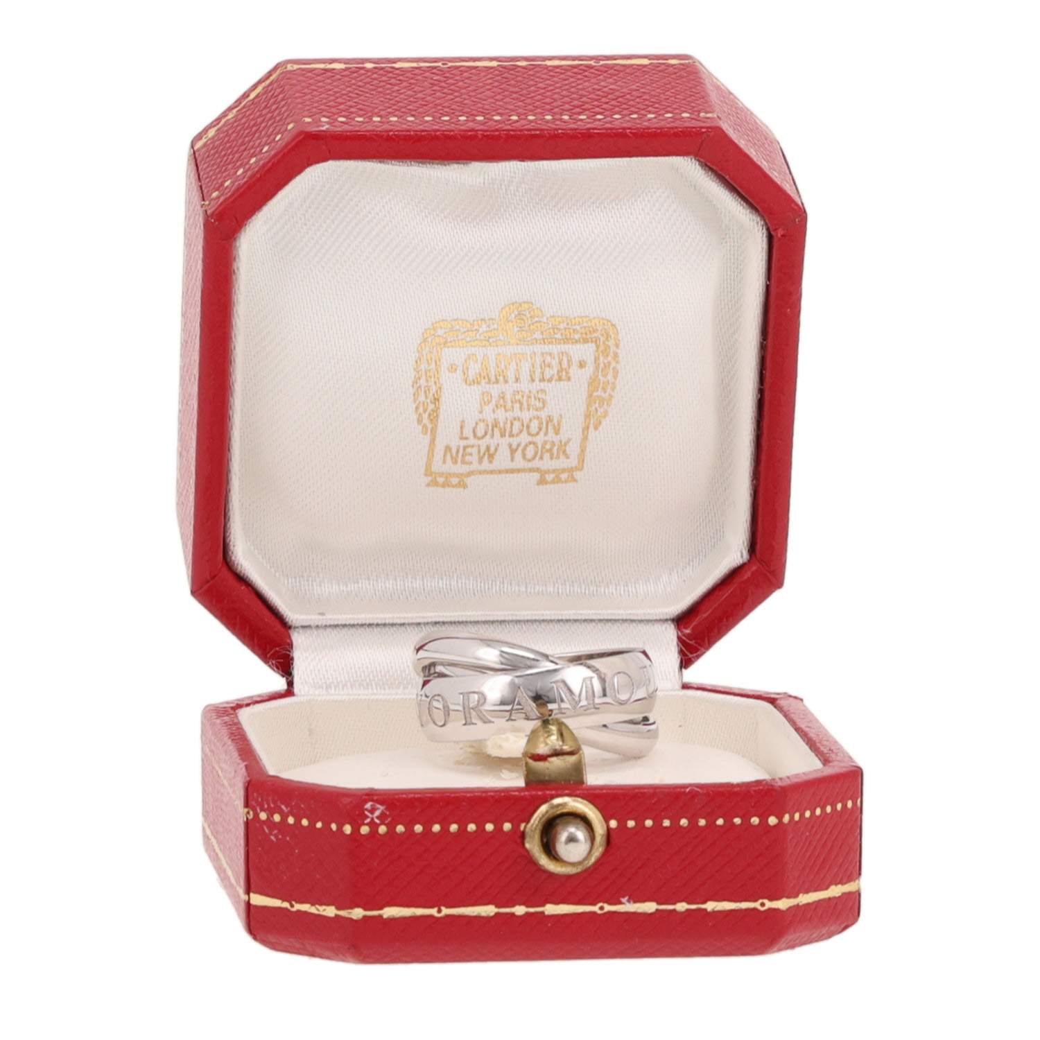 Anello Cartier Or, Amour et Trinity in oro bianco - Detail D2