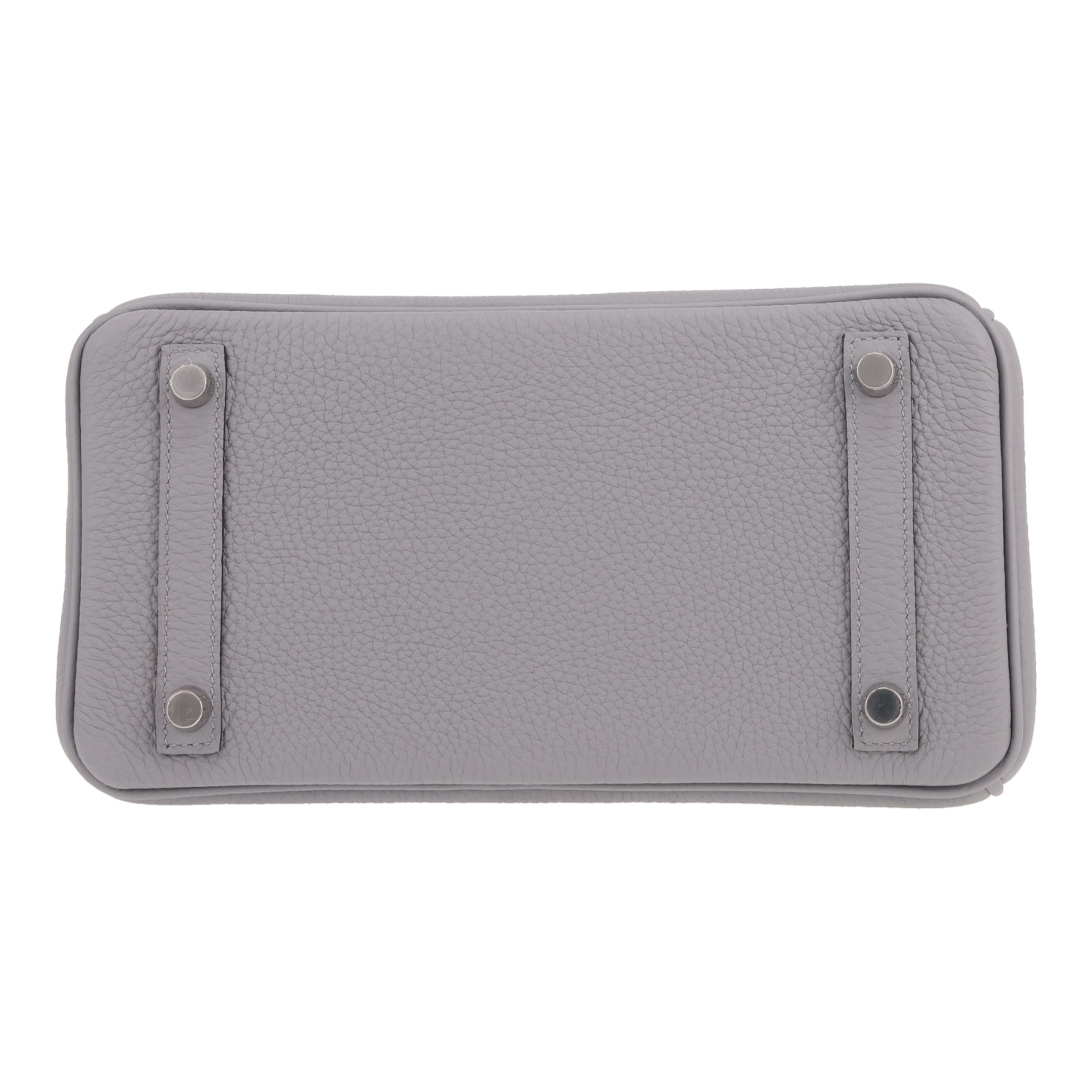 Sac à main Hermès  Birkin 25 cm en cuir togo Gris Pantin - Detail D1