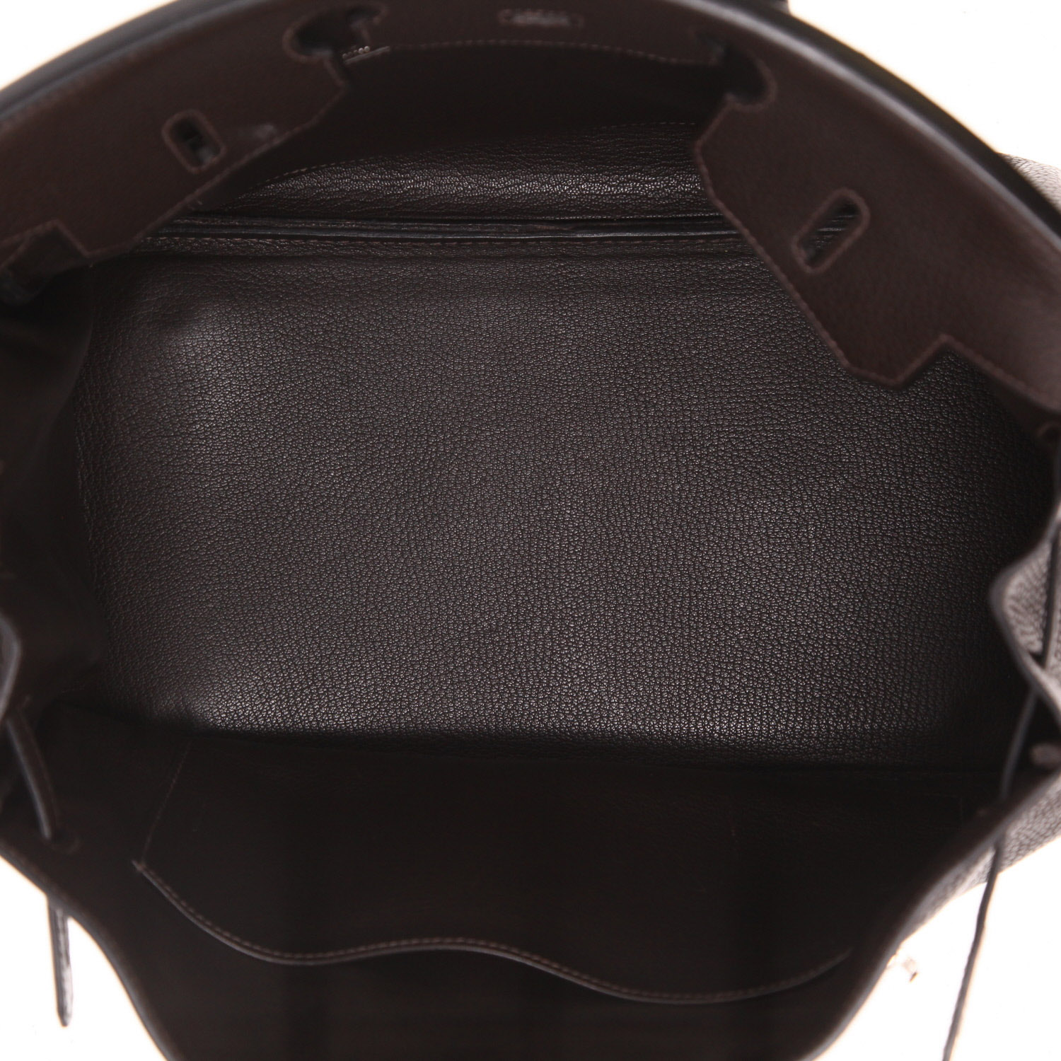 Hermès  Birkin 35 cm handbag  in brown togo leather - Detail D3