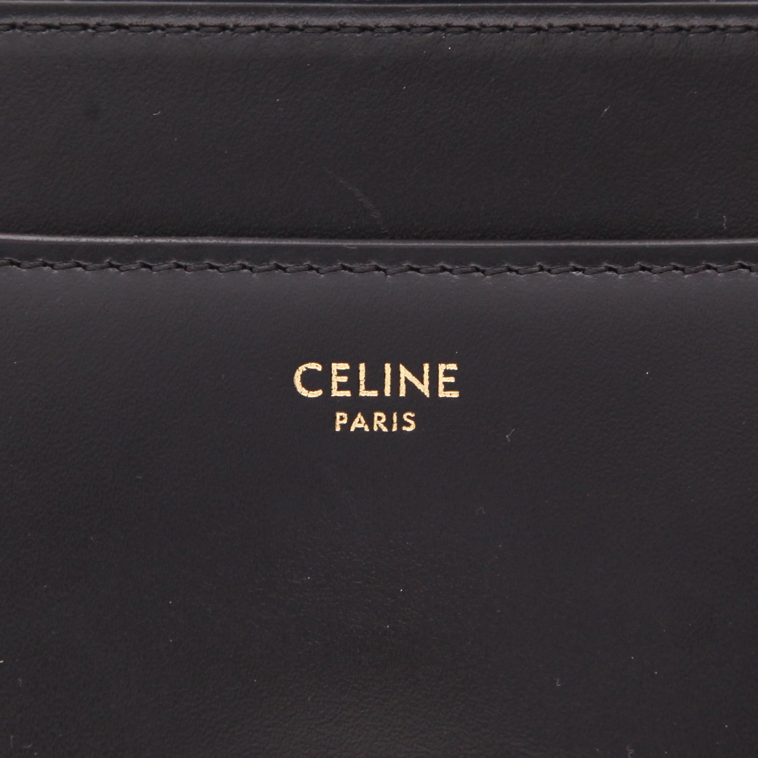 Borsa a tracolla Celine  16 in pelle nera - Detail D2