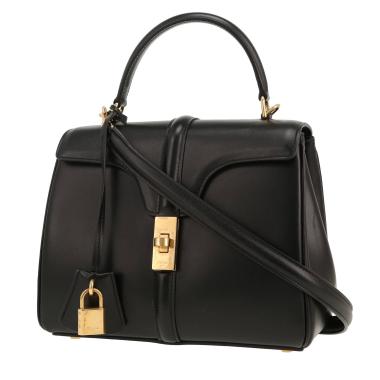 Sac bandoulière Celine  16 en cuir noir
