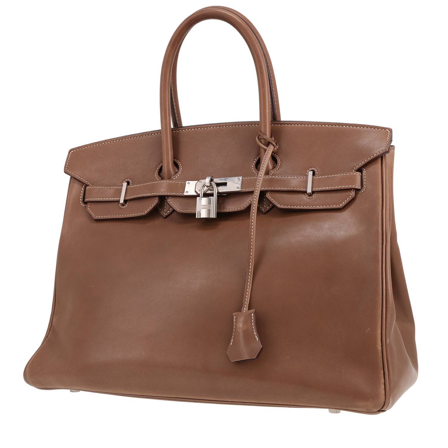 Hermès Birkin 35 Tadelakt Étoupe 2010 d&rsquo;occasion