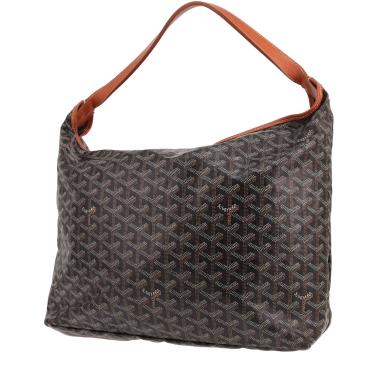 Goyard  Hobo Bohème handbag  in brown Goyard canvas  and brown leather