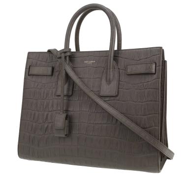 Bolso de mano Saint Laurent  Bolso de día pequeño de piel gris