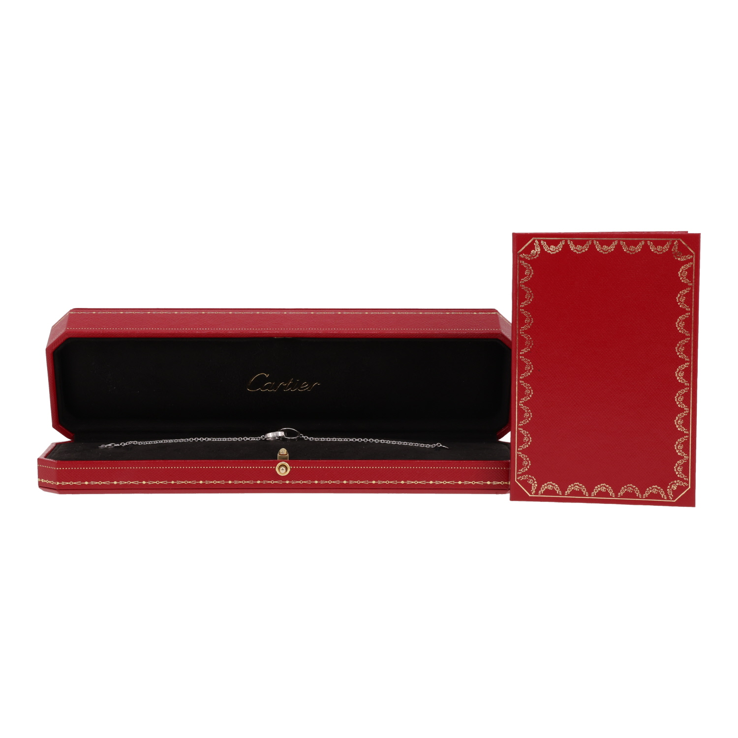 Bracelet Cartier Love en or blanc - Detail D2