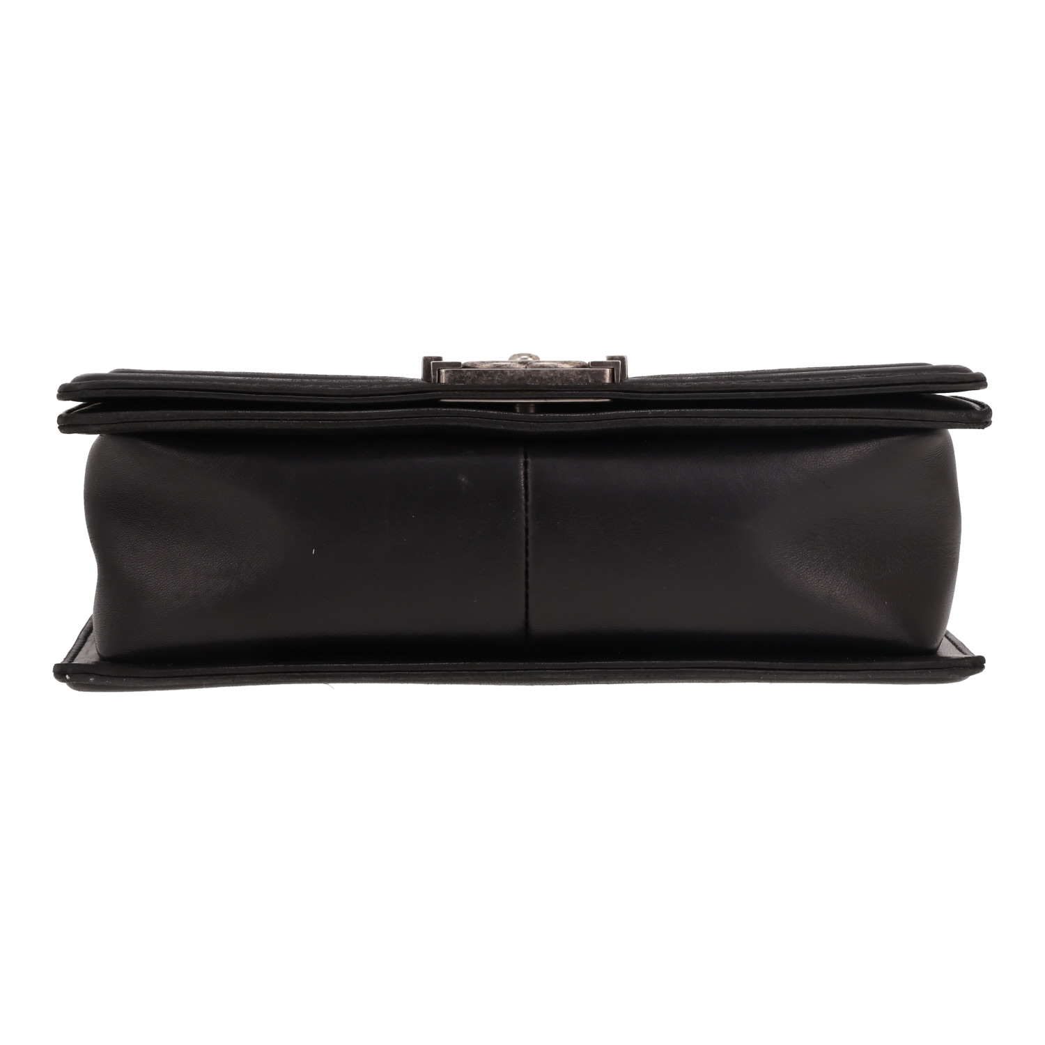 Borsa a tracolla Chanel  Boy in pelle nera - Detail D1
